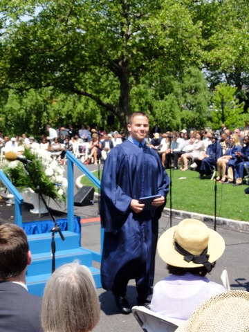 La graduación de la escuela secundaria