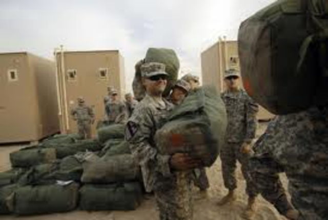 We're Pulling Out Of The War.