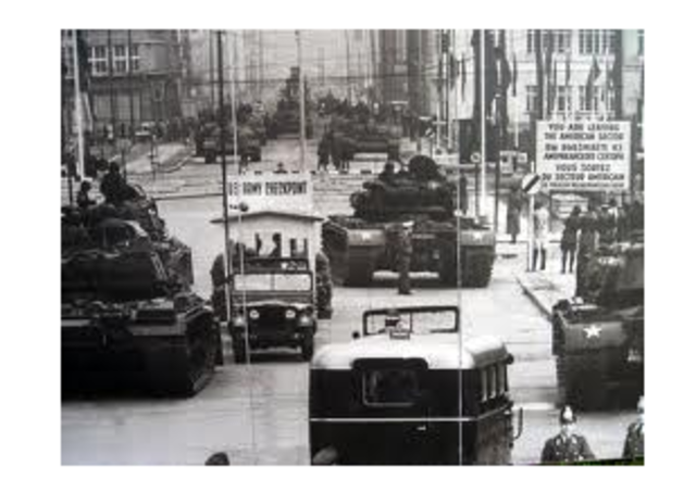Checkpoint Charlie Confrontation.