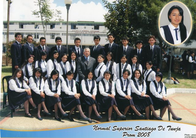 MI GRADO DE  BACHILLER EN ESCUELA NORMAL SUPERIOR SANTIAGO DE TUNJA
