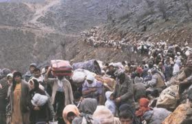 The movement of people