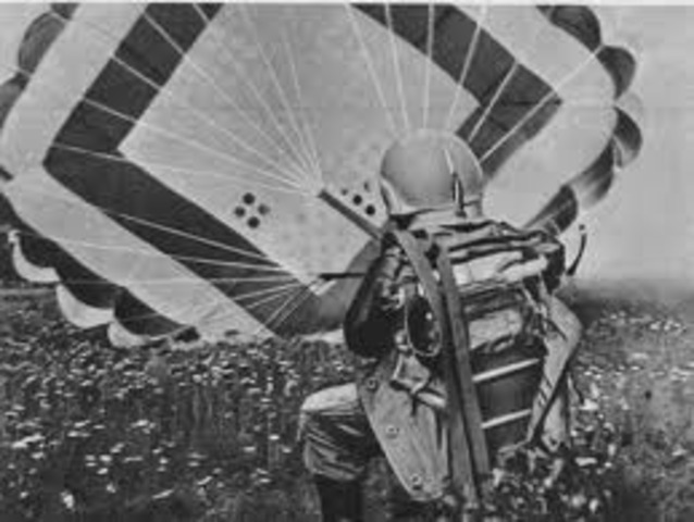 Прыжок с парашюта и первый полет