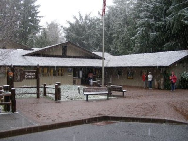 A spot where weather profoundly influences the expedition.