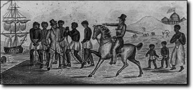 Bacon’s Rebellion of servants and slaves in Virginia