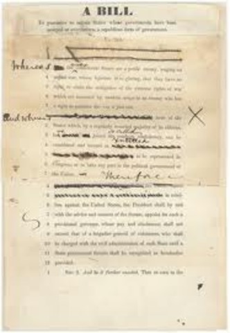 Wade- Davis Bill Recieves Veto