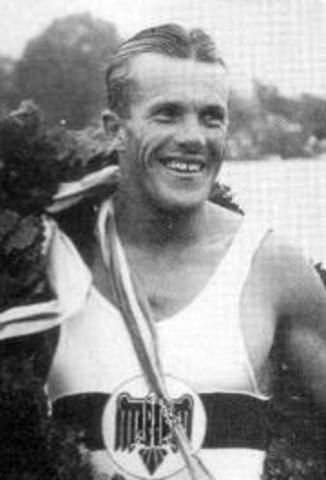 The Olympic Games take place in Berlin. Anti-Jewish signs (i.e., "Jews Not Welcome") are removed until the Games are completed.