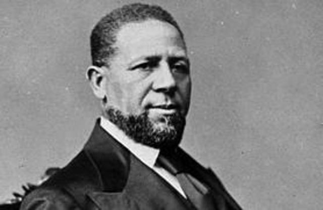 Hiram Revels elected to senate