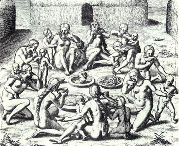 People in the basement