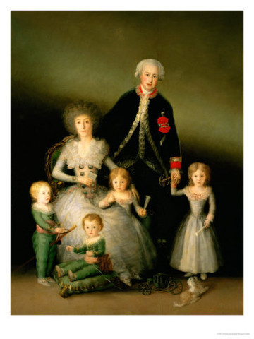 The Duke and Duchess of Osuna With Their Children