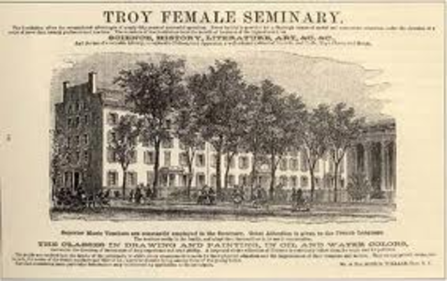 First Higher Education for Women in U.S.