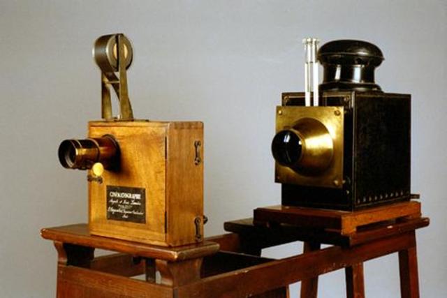 Invention of portable motion picture camera - France