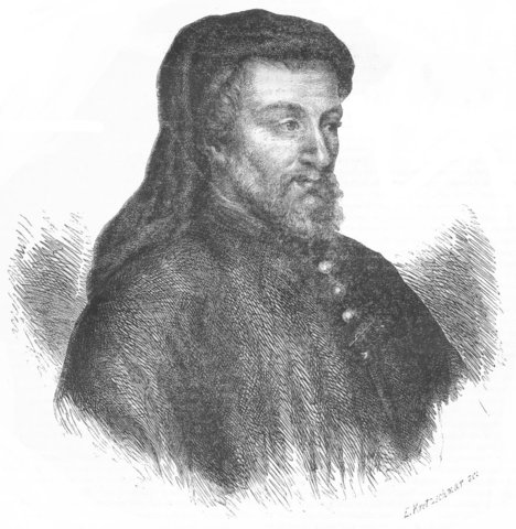 Birth of Geoffrey Chaucer