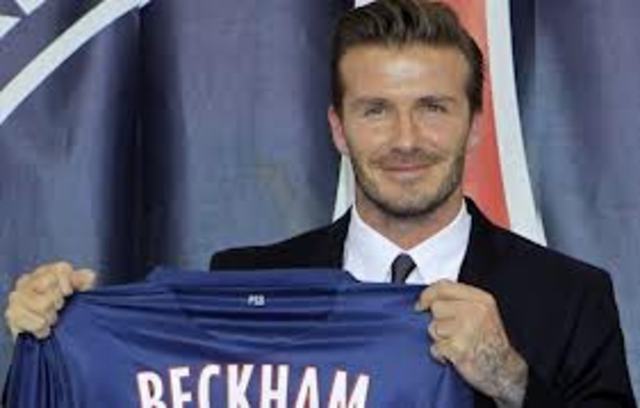 Arrivée de David Beckham