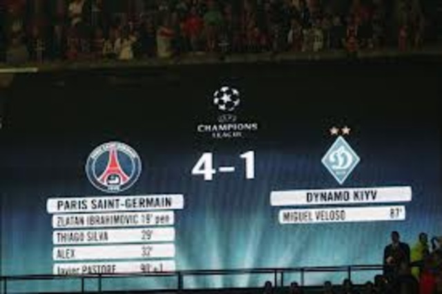 1ère victoire en Ligue des Champions
