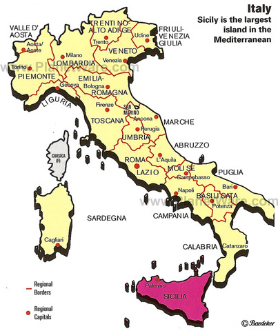 Sicily is a part of italy