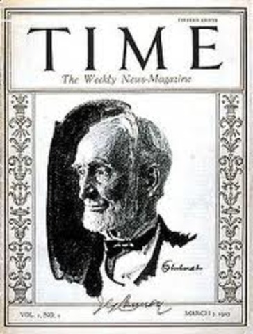 First Publication of Time Magazine