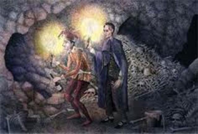 They proceed through the vaults