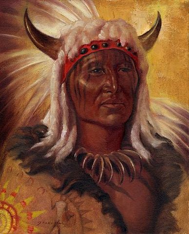 Confrontation with Teton Sioux, who demand one of the expedition's boats as a toll to travel farther upriver. Chief Black Buffalo resolves situation before any fighting. Expedition stays with tribe for 3 more days.