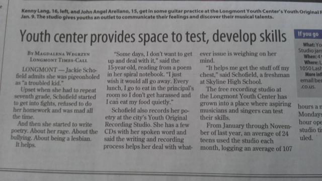 I received my first award