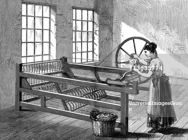 James Hargeaves invents the Spinning Jenny