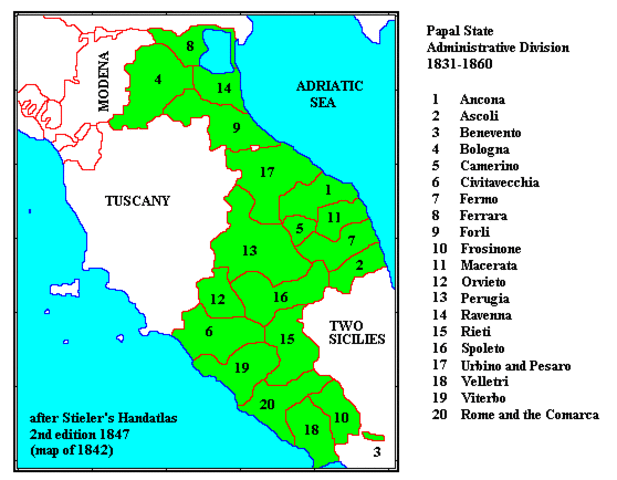 Italian Forces Took Over the Last Part, The Papal States