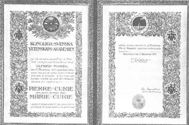 Marie Curie Nobel Prize