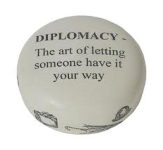 A Result Of Diplomacy