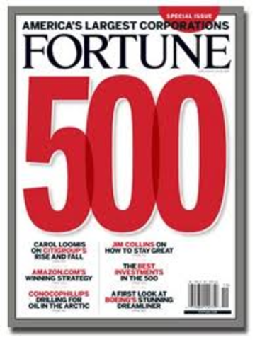 Michael gets on the Fortune 500 list.