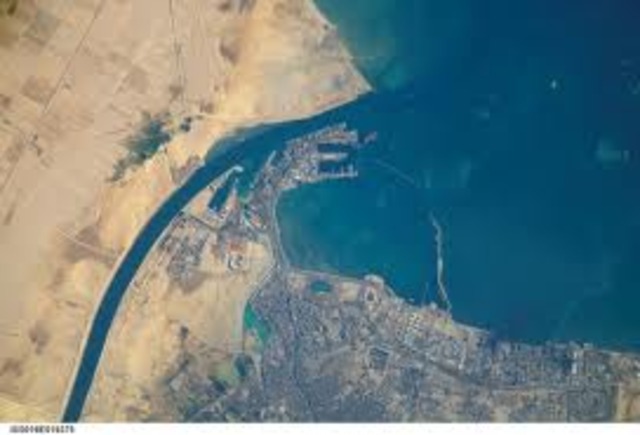 Opening of the Suez Canal