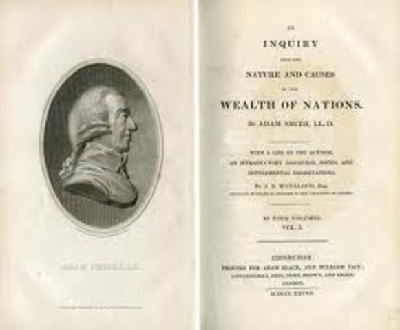 Adam Smith publishes Wealth of Nations