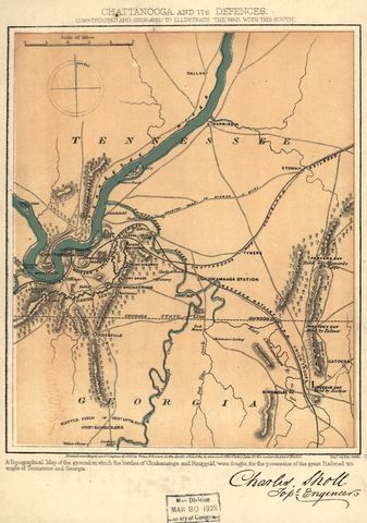 Union forces win Chattanooga