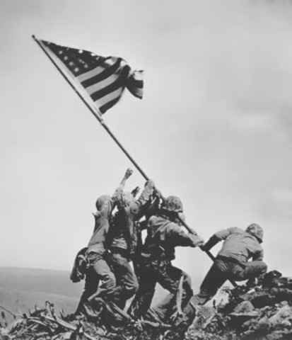 Placed United States Flag on Mount Suribachi, Iwo Jima