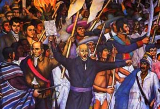 First of the revolts in Mexico