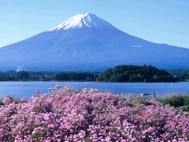 Mount Fuji erupts