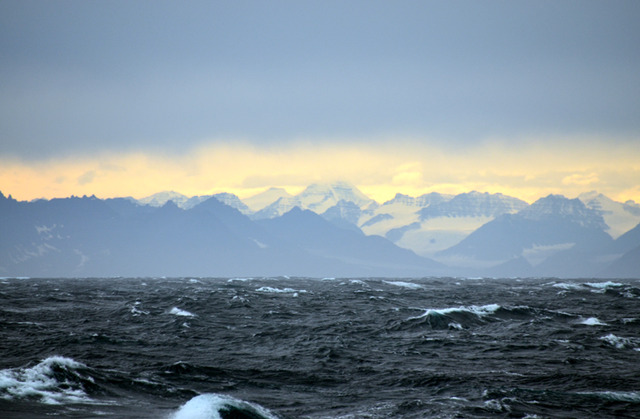 Denmark Strait established between Greenland and Iceland