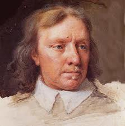 Oliver Cromwell invaded Ireland