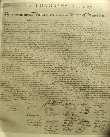 The Declaration of Independence