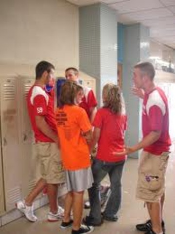 Nick sees his old friends