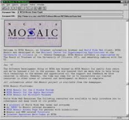 Internet se expande y creacion del primer explorador web