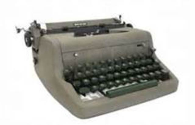 First Type writer