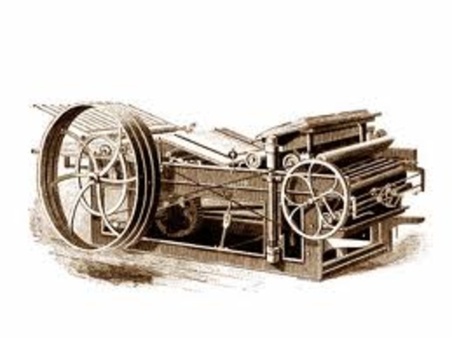 Revolving Rotary Printing Press