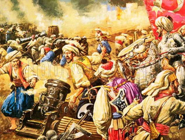 Safavids defeated by Ottomans