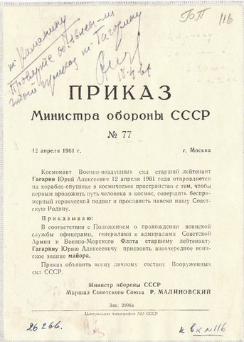 Полет в космос