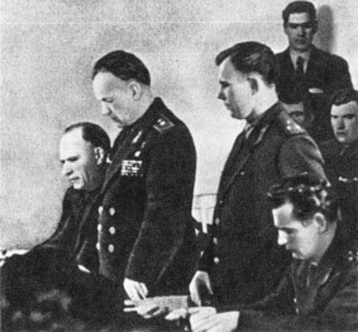 Зачисление в группу кандидатов в космонавты