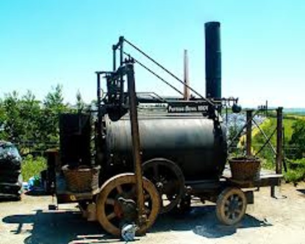 Puffing devil road locomotive