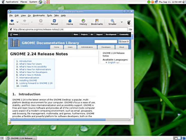Gnome 2.24