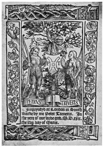 "Booke in Englyssh emtre of the great marchaunt man called Dyves Pragmaticus, very pretye for chyldren to rede"