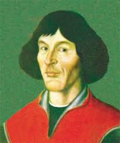 Copernicus claims the universe is heliocentric (sun centered)