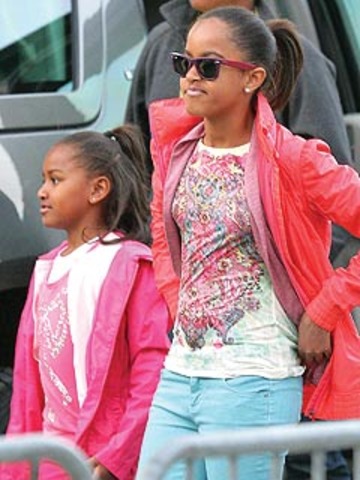 Sasha And Malia Obama