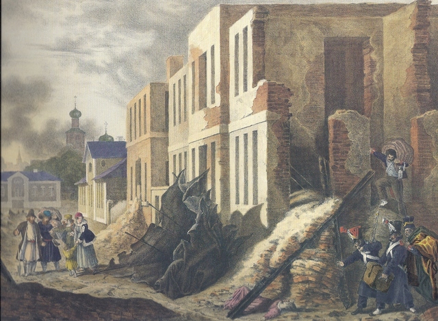 Napoleon arrives in Moscow